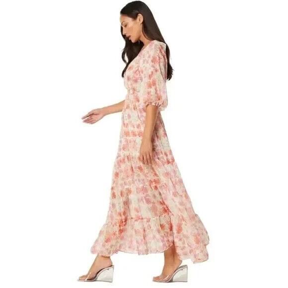 NWOT Misa Los Angeles Pippa Summer Maxi Dress Size XS Cora Flora #1B455 - Picture 4 of 12